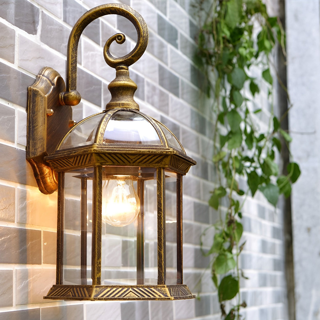 Classic Outdoor Wall Lanterns Waterproof Vintage Light