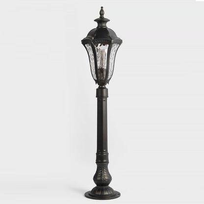 Retro-Inspired Waterproof Outdoor Lamp Post for Traditional Villa Gardens