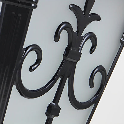 Cast Aluminum Post Light European Retro Fence Light