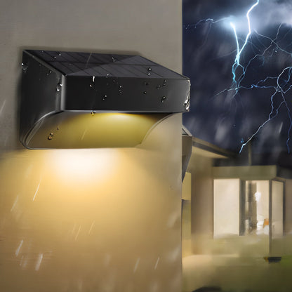 Solar Outdoor Wall Lights Dusk to Dawn Minimalist Waterproof Ambient