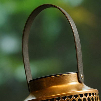 Portable Solar Lantern Retro Iron Art Ambience Light