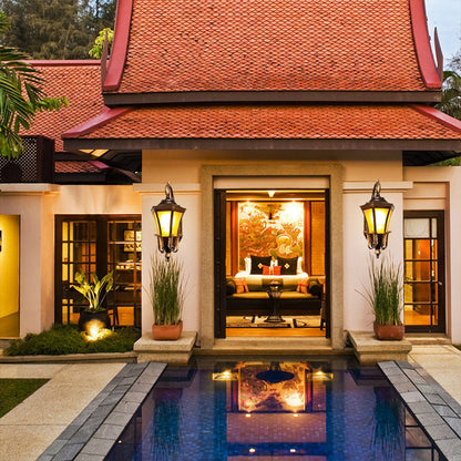 Copper Wall Sconce Outdoor European-Style Waterproof Lighting
