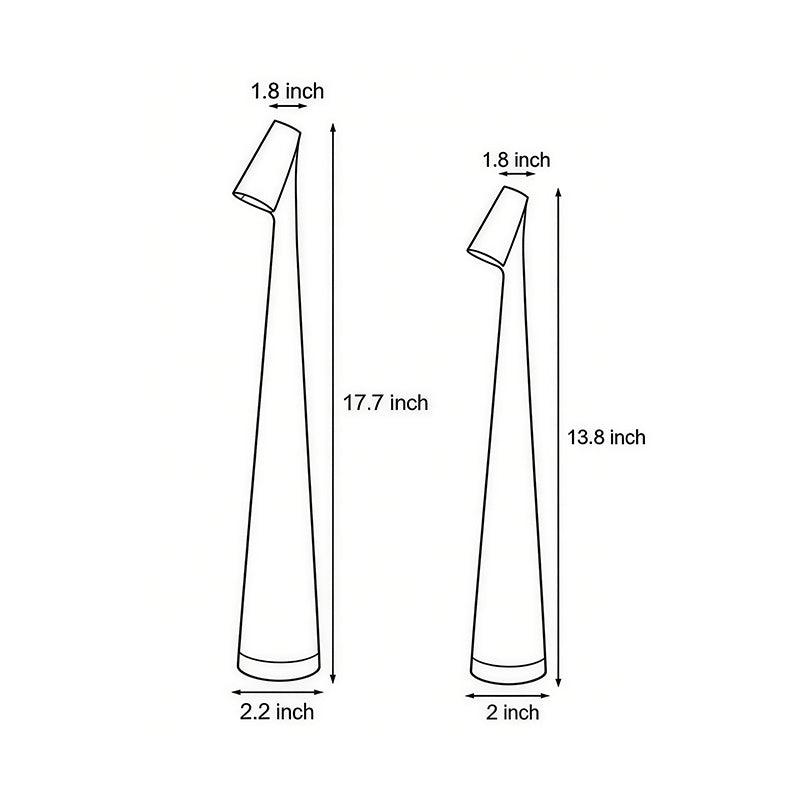 Cone-Shaped Table Lamp Dimmable – Modern LED Metal Accent Light for Bedroom & Home Office