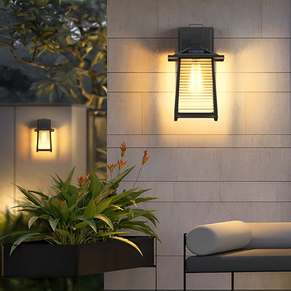 Lantern Outdoor Wall Lights Modern Waterproof Glass Light