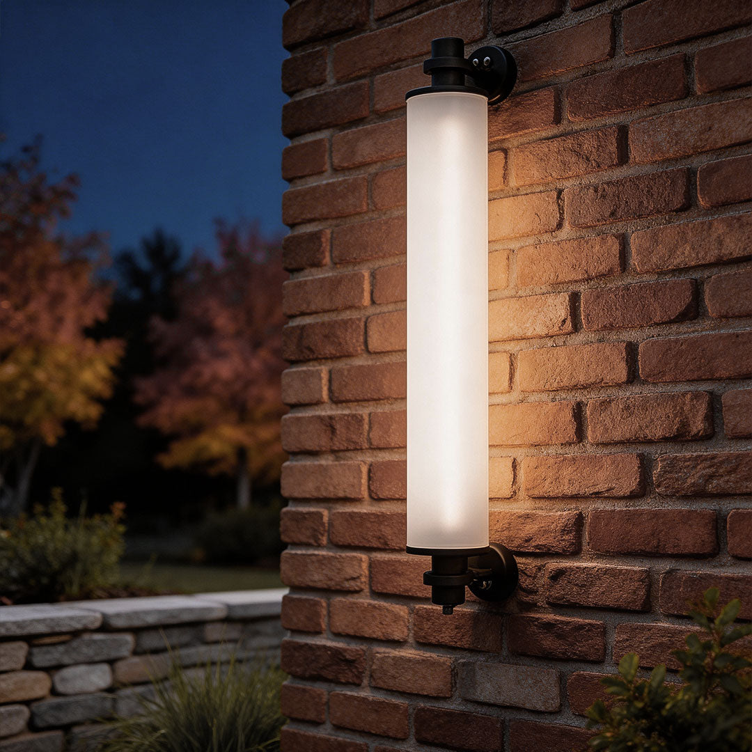 Contemporary Outdoor LED Wall Lights Cylindrical Waterproof Light