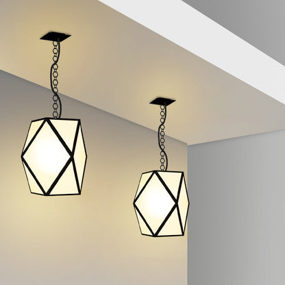 Contemporary Outdoor Pendant Lighting Pavilion Landscape Ceiling Light