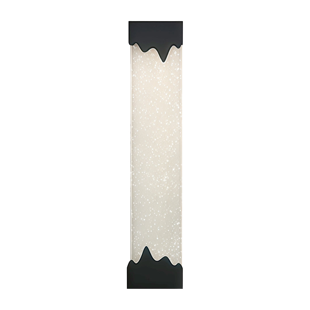 Black Linear Wall Sconce Crystal Minimalist Modern Lamp