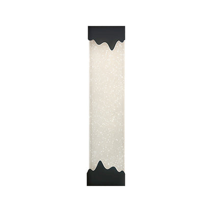 Black Linear Wall Sconce Crystal Minimalist Modern Lamp