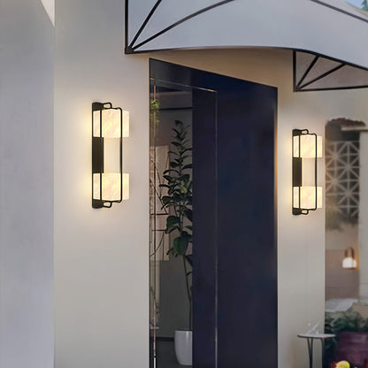 Contemporary Outdoor Wall Lighting Artificial Marble Lamp