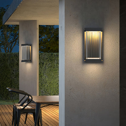 Square Wall Sconce Outdoor Waterproof Courtyard Light