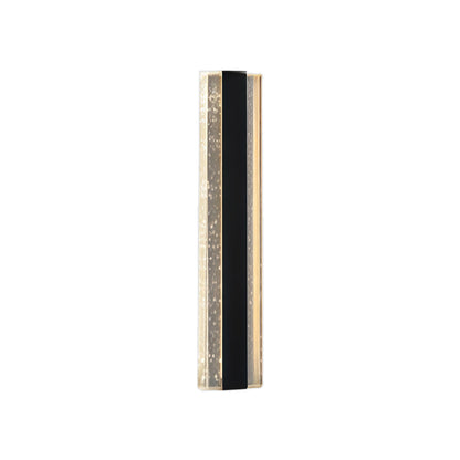 Modern Linear Wall Sconce Outdoor Waterproof Crystal Light