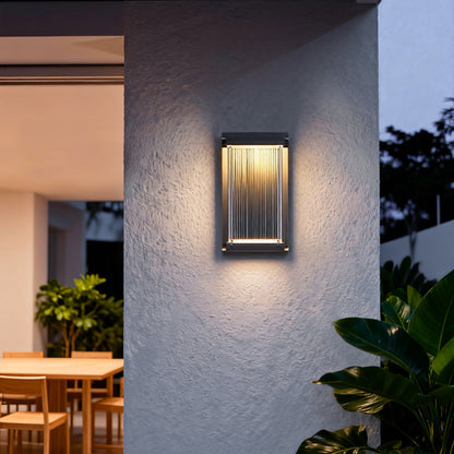Square Wall Sconce Outdoor Waterproof Courtyard Light