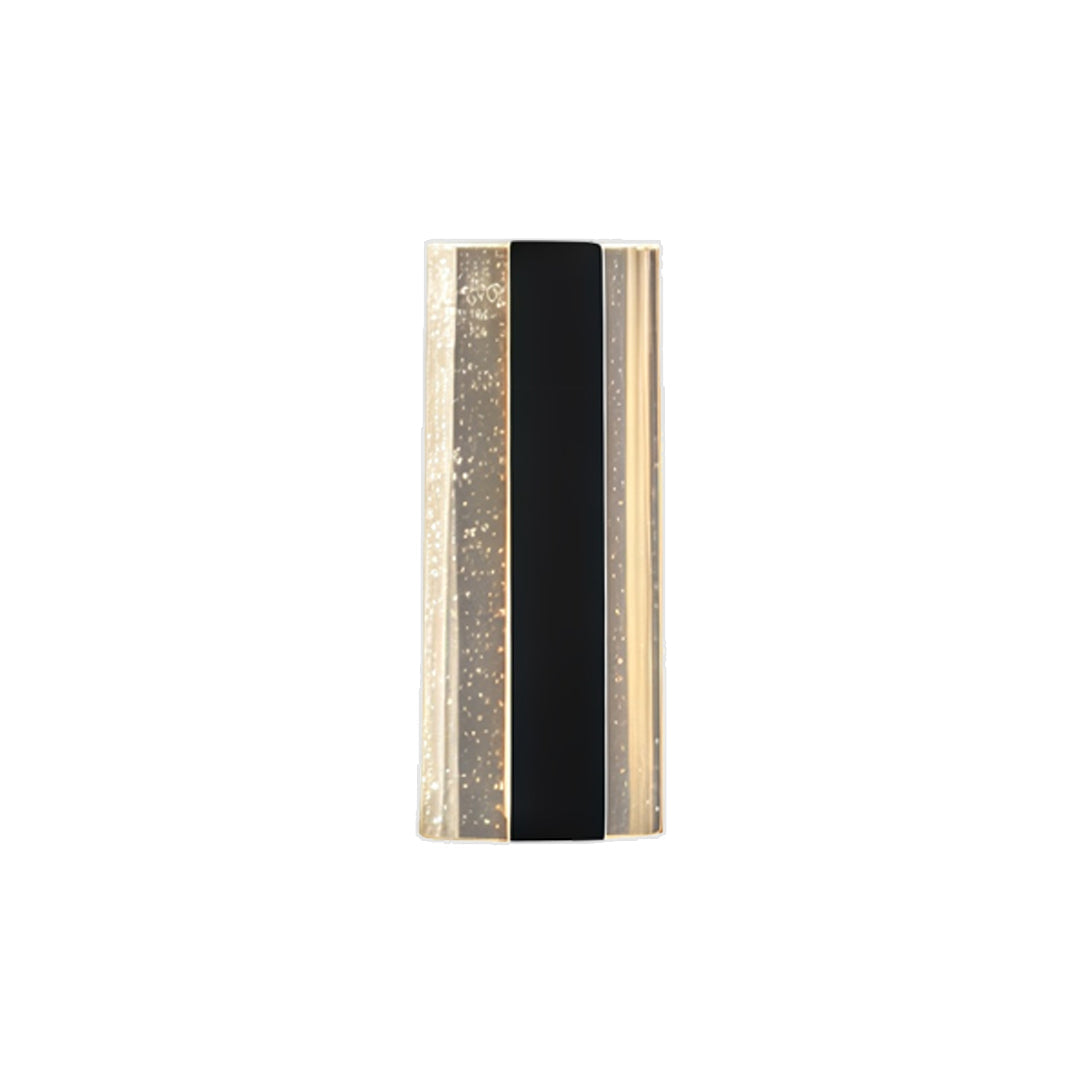 Modern Linear Wall Sconce Outdoor Waterproof Crystal Light
