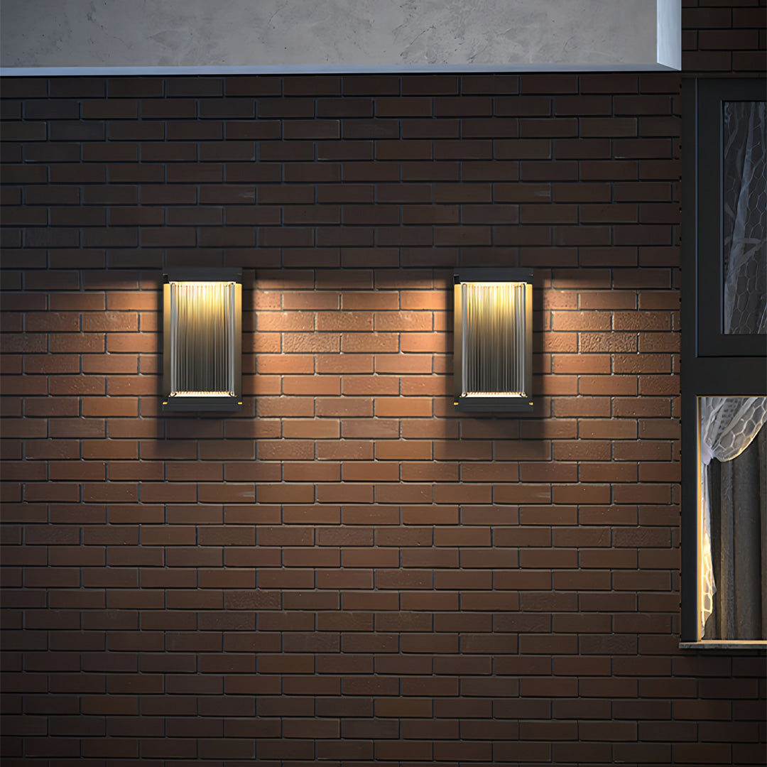 Square Wall Sconce Outdoor Waterproof Courtyard Light