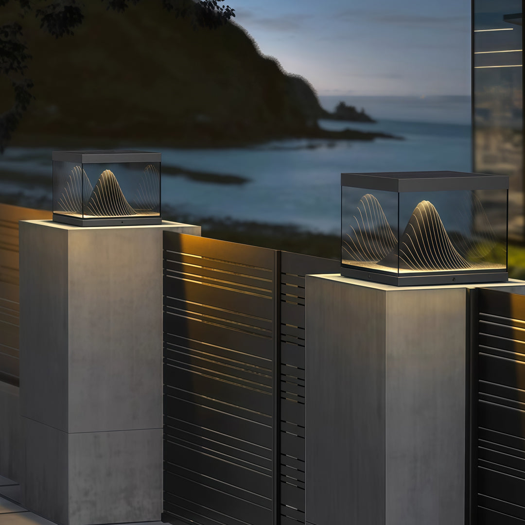 Outdoor Pillar Lighting Fixtures Landscape Waterproof Light