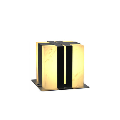 Outdoor Pillar Mounted Lights Landscape Fake Marble Lamp