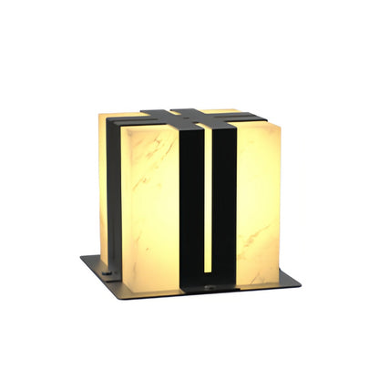 Outdoor Pillar Mounted Lights Landscape Fake Marble Lamp
