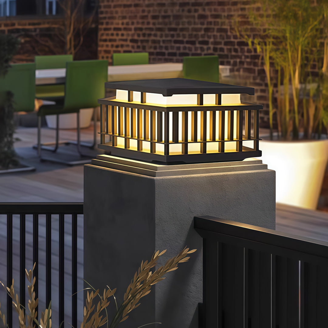 Pillar Lights for Garden Courtyard Stainless Steel Light