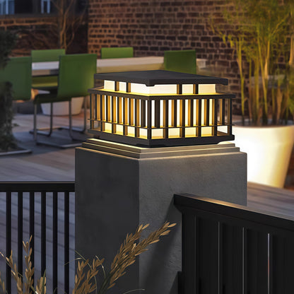 Pillar Lights for Garden Courtyard Stainless Steel Light