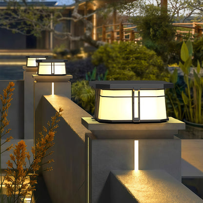 Lights for Pillar Tops Outdoor Black Landscape Light