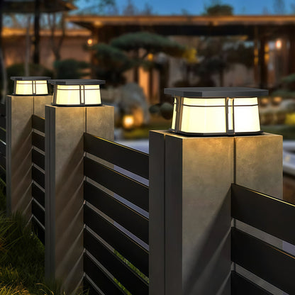Lights for Pillar Tops Outdoor Black Landscape Light