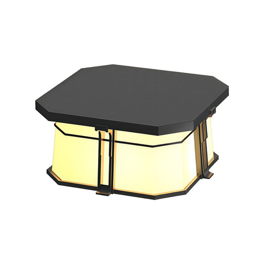 Lights for Pillar Tops Outdoor Black Landscape Light
