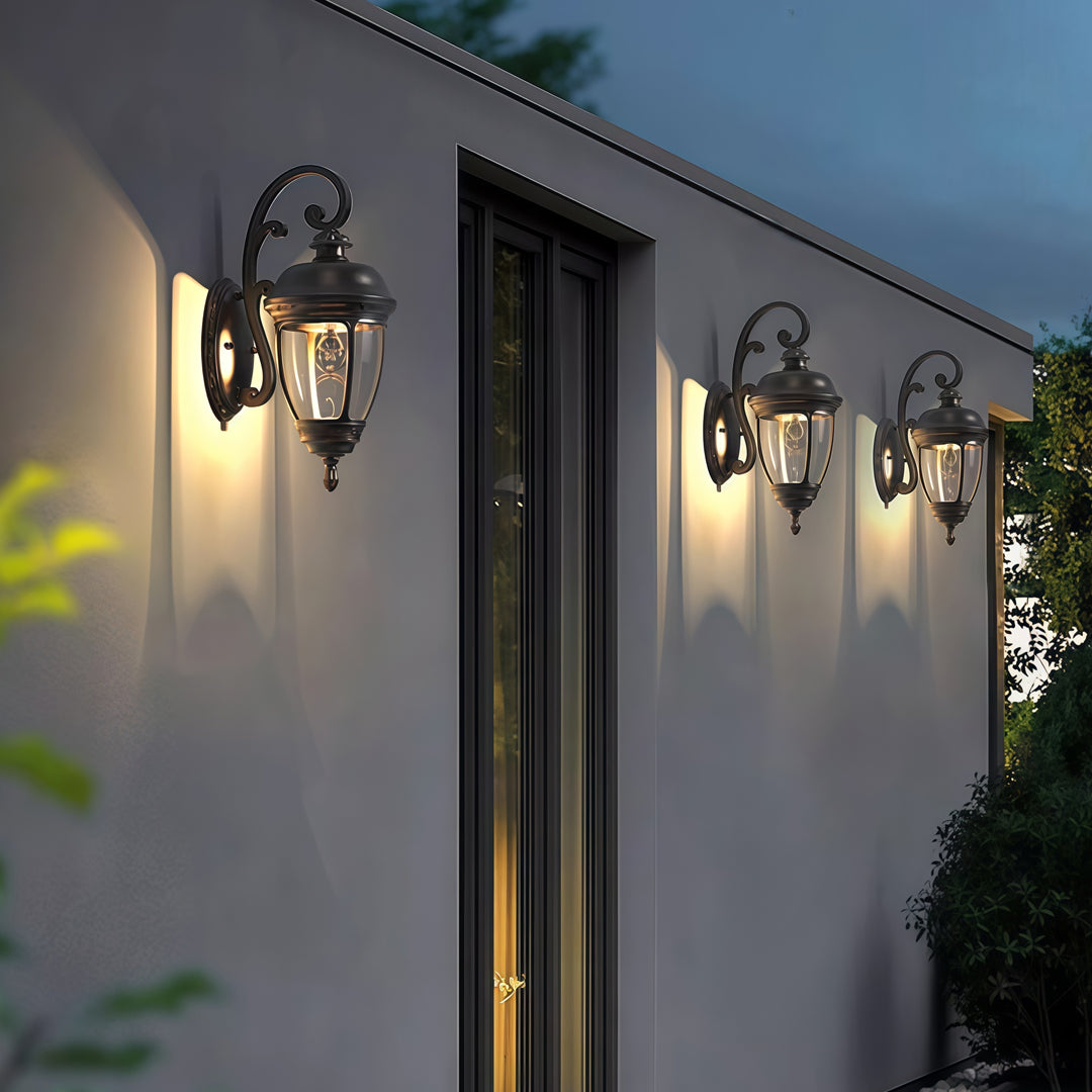 Vintage Wall Sconce Lamp European Outdoor Waterproof Lamp