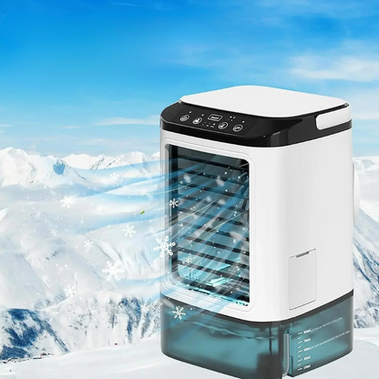 Portable Evaporative Air Cooler with Ultrasonic Mist – 3-Speed Personal Mini Cooling Fan for Room & Desk