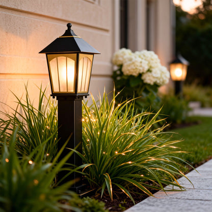 Copper LED Path Lights Outdoor Waterproof Garden Light