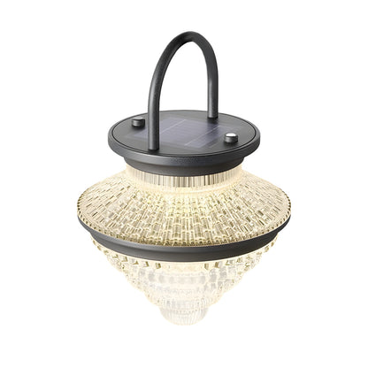 Cordless Acrylic Hanging Lanterns Waterproof Portable Solar Light