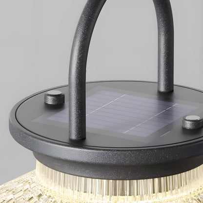 Cordless Acrylic Hanging Lanterns Waterproof Portable Solar Light