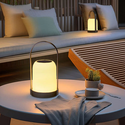 Solar & USB Rechargeable Portable LED Handheld Light – Waterproof Outdoor Lantern for Camping & Garden