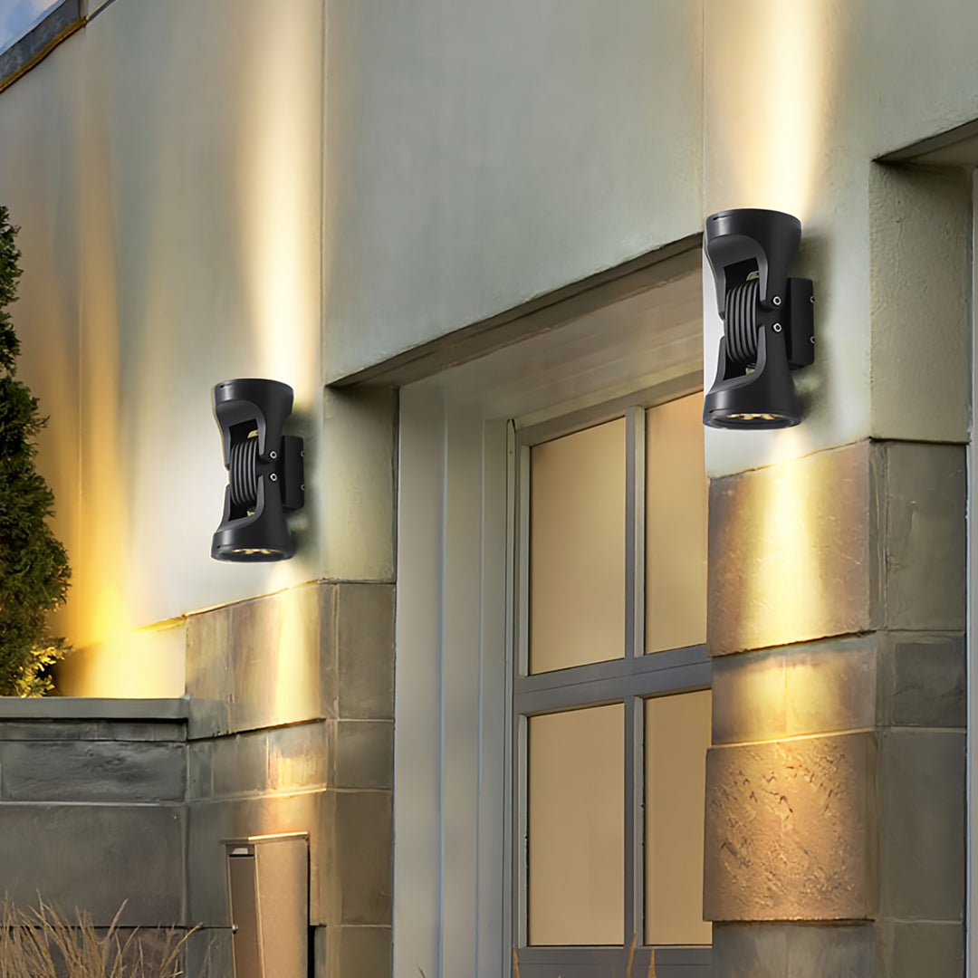 Two Light Wall Sconce Outdoor Waterproof LED Light