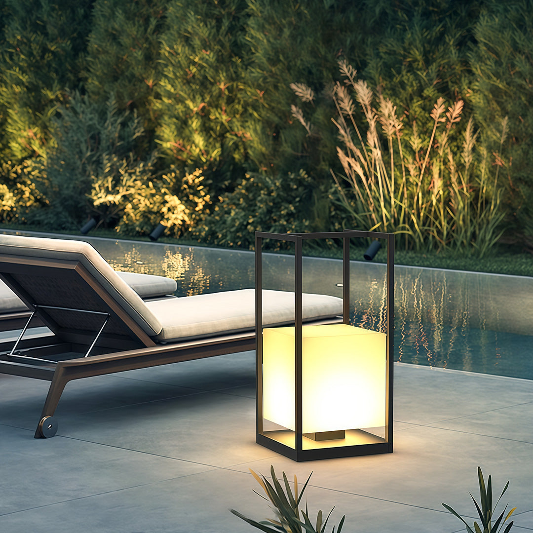 Contemporary Outdoor Lanterns Waterproof Ambience Landscape Light
