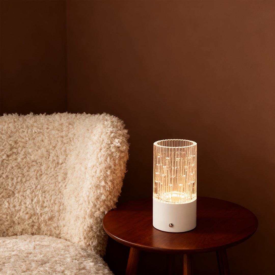 Art Deco Table Lamp - Vase-Inspired Light in ABS & PS Material