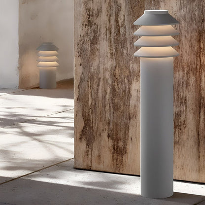 Modern Aluminum LED Outdoor Cylinder Light Versatile Garden and Pathway Illumination