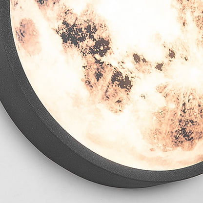 Modern Moon Wall Light Creative Outdoor Waterproof LED Light