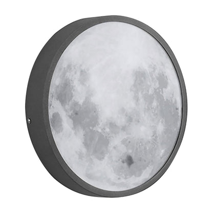 Modern Moon Wall Light Creative Outdoor Waterproof LED Light