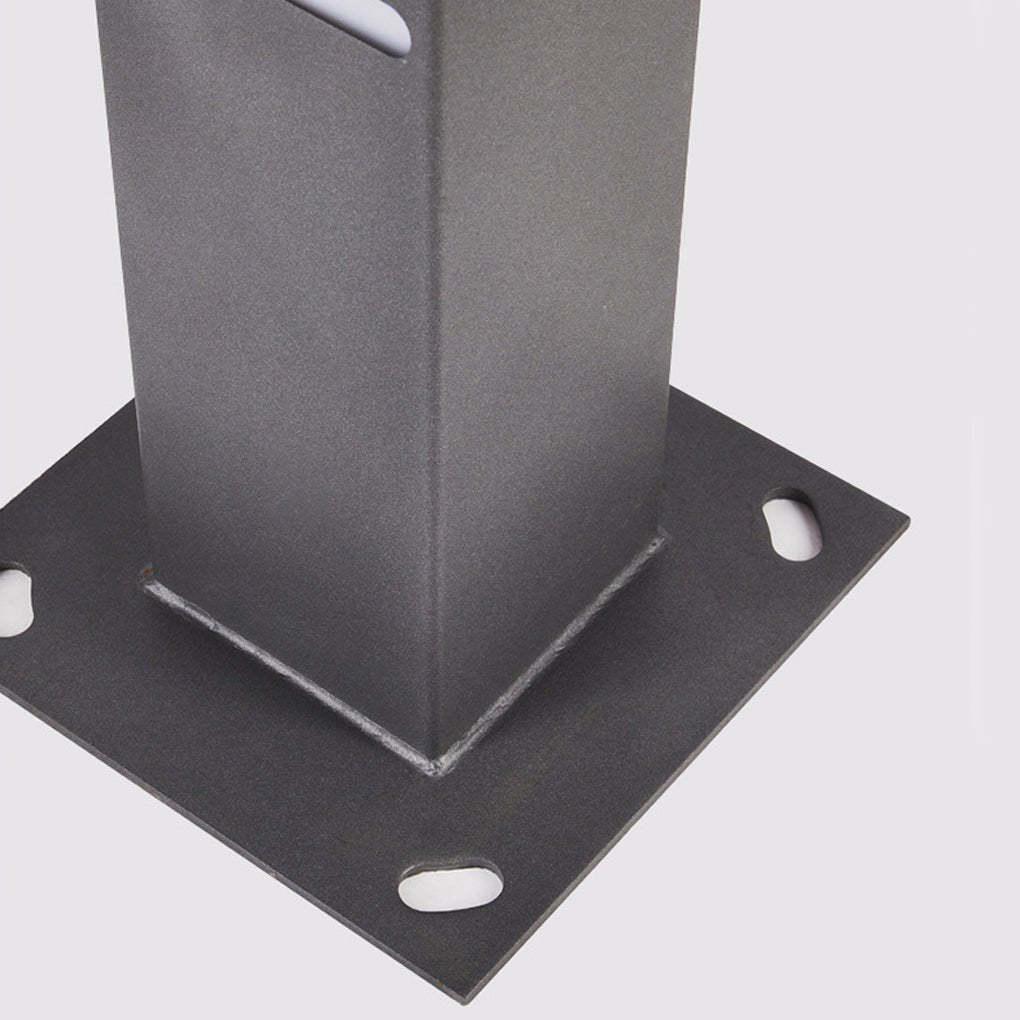 LED Garden Bollard Lights Modern Rectangular Outdoor Light