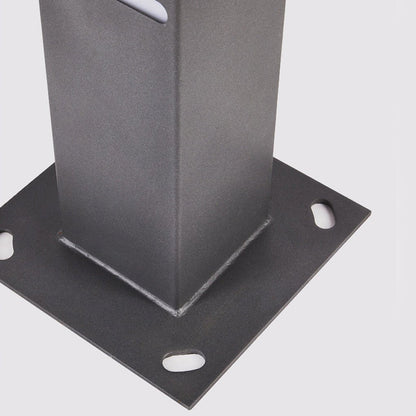 LED Garden Bollard Lights Modern Rectangular Outdoor Light