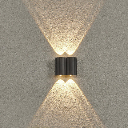 Outdoor Wall Light up down Black LED Waterproof Light