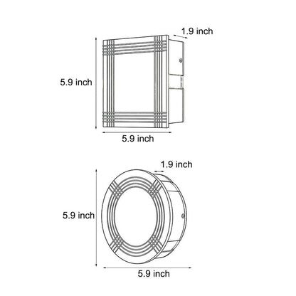 Cross Light Beams Wall Sconce Minimalist Unique Outdoor Light