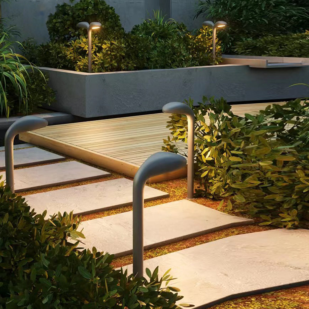 Curved Path Light Aluminum LED Outdoor Landscape Light