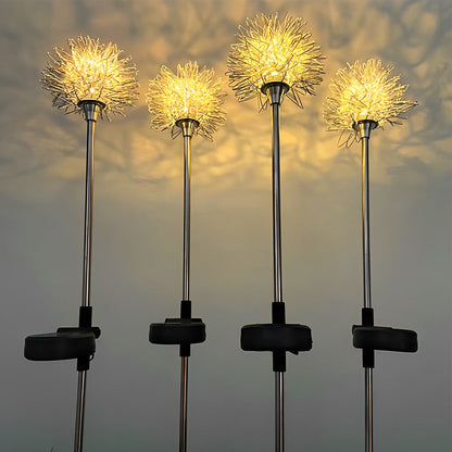 Dandelion Landscape Lights Modern Solar Garden Path Light