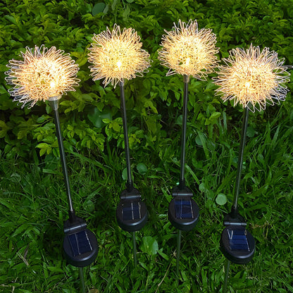 Dandelion Landscape Lights Modern Solar Garden Path Light