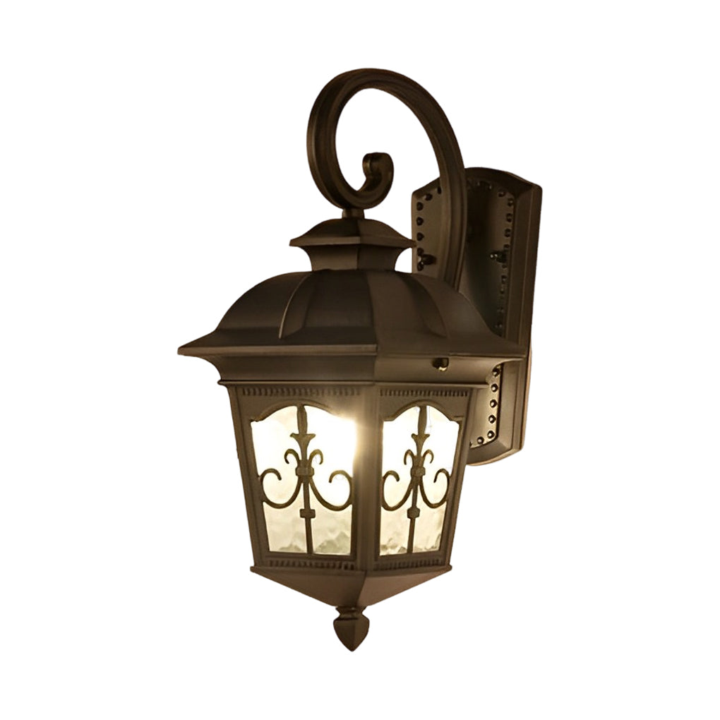 Contemporary Outdoor Wall Light Waterproof Elegant LED Lantern