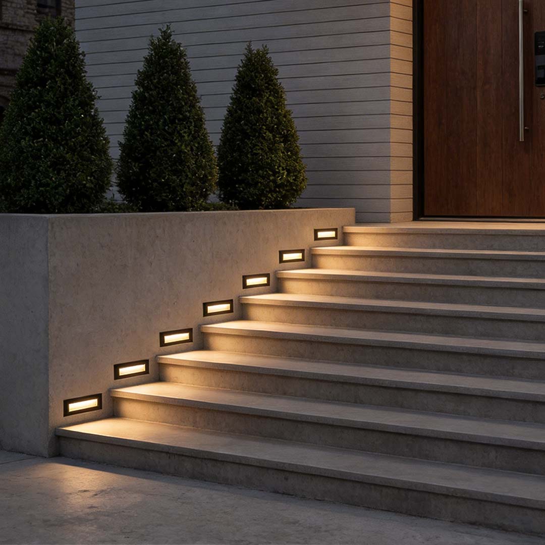 Deck Lights for Steps Modern Minimalist Embedded Outdoor Step Lights