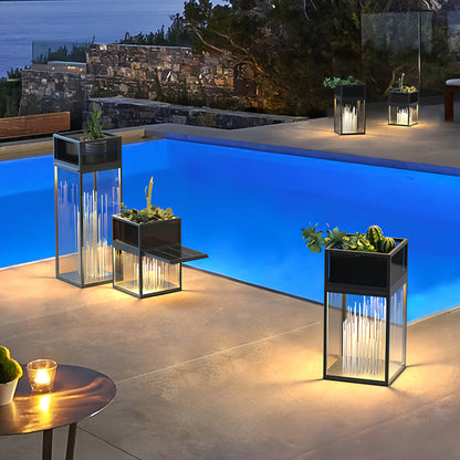 Decorative Bollards with Lights Outdoor Waterproof Lamp