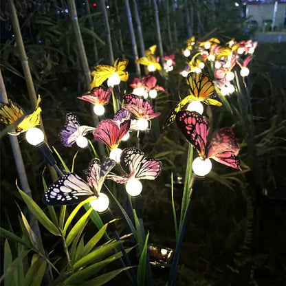 Six-Head Butterfly Solar Garden Lights