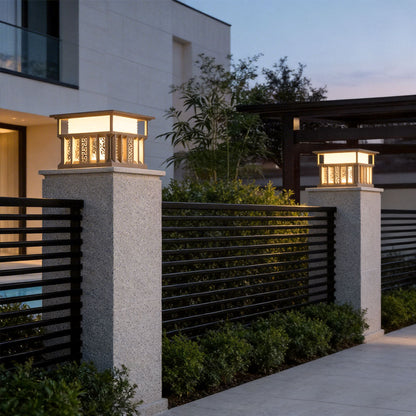 Pillar Lights for House Outdoor Waterproof Post Light